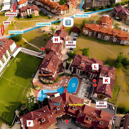 Belvedere Club 2bedroom F201 شقة *